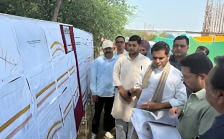 नोएडा: पंकज सिंह ने किया चिल्ला एलिवेटेड रोड का निरीक्षण, जल्द मिलेगी जाम से राहत