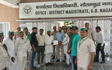 भारतीय किसान यूनियन भानू ने अधिकारियों को सौंपा ज्ञापन, जल्द समाधान का मिला आश्वासन