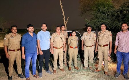 ग्रेटर नोएडा में पुलिस मुठभेड़, लिफ्ट देने के बहाने लूट करने वाला बदमाश एनकाउंटर में गिरफ्तार