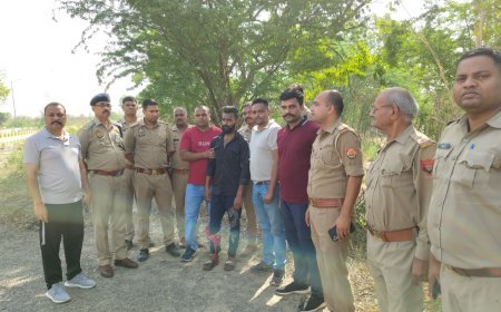 नोएडा: हरौला हत्याकांड का आरोपी पुलिस मुठभेड़ में घायल, तमंचा और छूरा बरामद