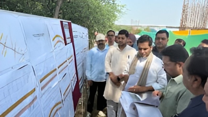 नोएडा: पंकज सिंह ने किया चिल्ला एलिवेटेड रोड का निरीक्षण, जल्द मिलेगी जाम से राहत