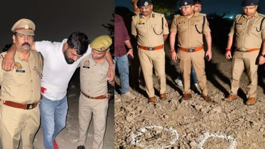 गाजियाबाद मुठभेड़ में ढेर हुए 1-1 लाख के इनामी बदमाश, कैश वैन लूटकांड का बड़ा खुलासा