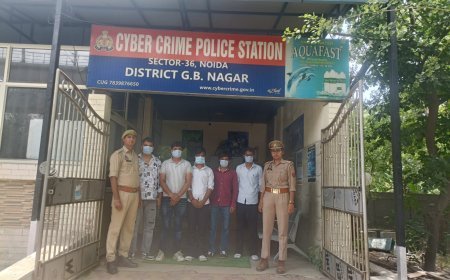 GBN थाना साइबर क्राइम पुलिस द्वारा 5 अभियुक्त गिरफ्तार