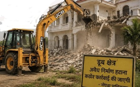 हाईकोर्ट के सख्त आदेश के बाद नोएडा प्राधिकरण के अधिकारी हुऐ सक्रिय
