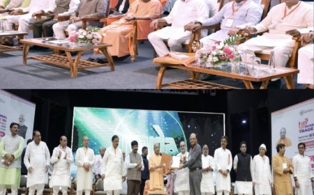 मुख्यमंत्री योगी आदित्य नाथ द्वारा नोएडा प्राधिकरण के नवनिर्मित मुख्यालय, दो औद्योगिक 70 विकास प्रयोजनाओ  का लोकार्पण किया