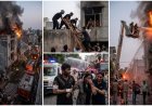 थाना फेज 3 क्षेत्र के मामूरा सेक्टर 66 मे भीषण आग दो की मौत