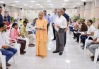 लखनऊ मुख्यमंत्री योगी आदित्य नाथ के जनता दरवार मे फर्यादिओं की भीड़