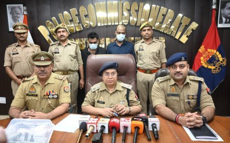 नोएडा थाना सेक्टर 20 पुलिस द्वारा घरों मे चोरी करने वाले चोर गिरफ्तार
