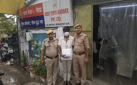 नोएडा थाना फेज 1 पुलिस द्वारा एक शराब तस्कर गिरफ्तार