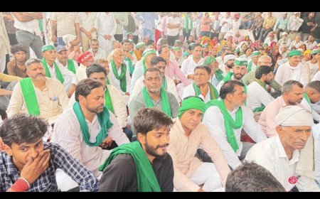 भारतीय किसान यूनियन भानु के कार्यकताओ ने संयुक्त मौर्चे का आह्वान किया