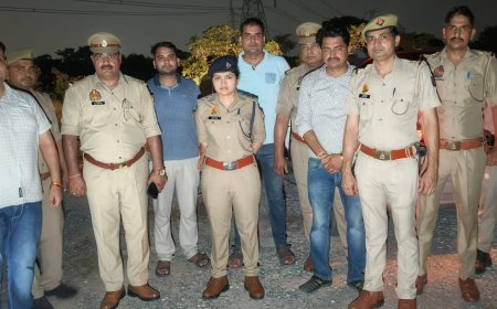 थाना दादारी पुलिस व बदमाशों की मुठभेड़ 2  बदमाश गिरफ्तार