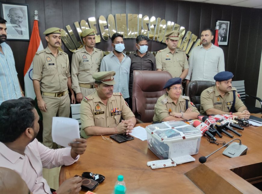 नोएडा थाना सेक्टर 20 पुलिस द्वारा दो शातिर चोर गिरफ्तार