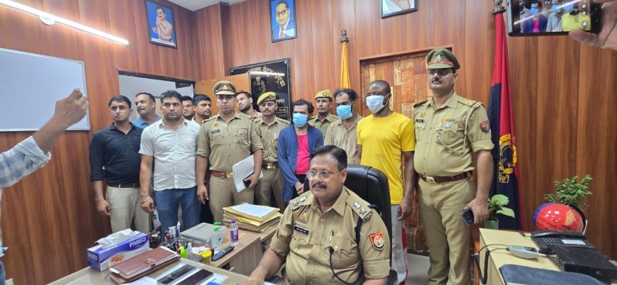 ग्रेटर नोएडा थाना बीटा 2 पुलिस द्वारा ड्रग्स तस्करी मे एक विदेशी नागरिक सहित तीन अभियुक्त गिरफ्तार