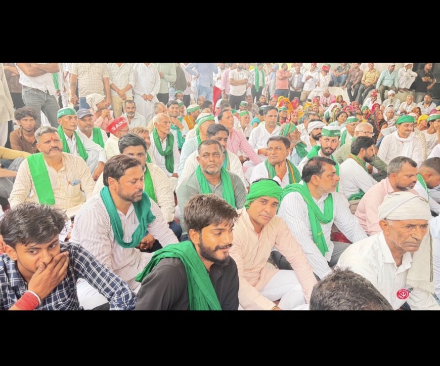 भारतीय किसान यूनियन भानु के कार्यकताओ ने संयुक्त मौर्चे का आह्वान किया