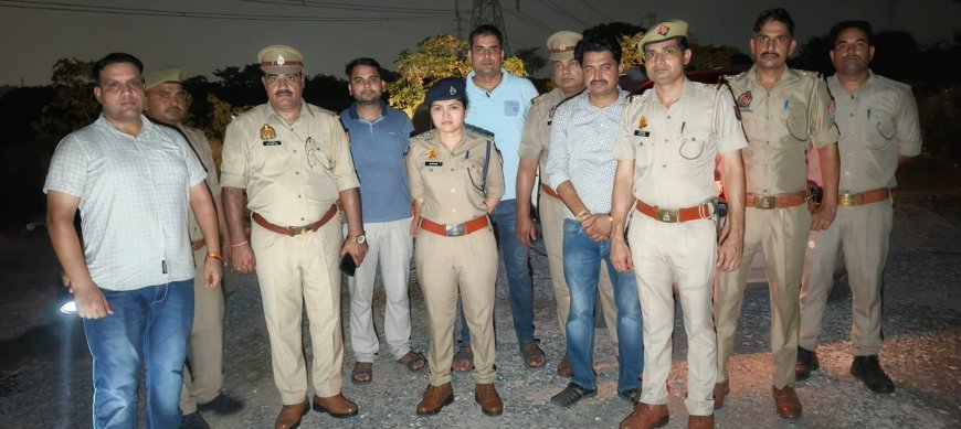 थाना दादारी पुलिस व बदमाशों की मुठभेड़ 2  बदमाश गिरफ्तार