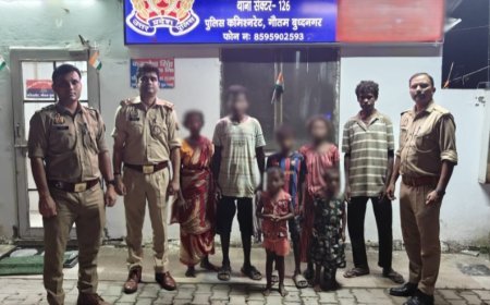 थाना सेक्टर-126 पुलिस द्वारा 03 गुमशुदा बच्चों को सकुशल तलाश करते हुए परिजनों के सुपुर्द किया गया।