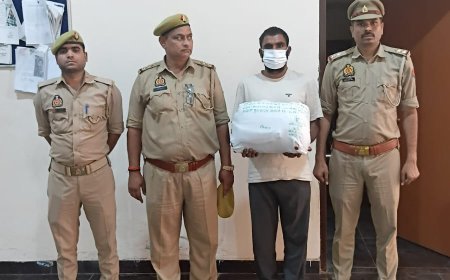 थाना सेक्टर-126 नोएडा पुलिस द्वारा गांजा तस्करी करने वाला हिस्ट्रीशीटर अपराधी गिरफ्तार,