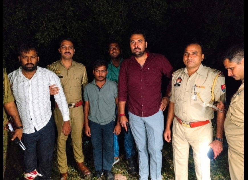 थाना सेक्टर-20 पुलिस व बदमाशों के बीच हुई मुठभेड़, मुठभेड़ मे एक बदमाश घायल